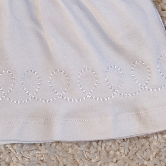 BABY Rugged Bear Dress And Diaper Cover Cotton White - Picture 3 of 6